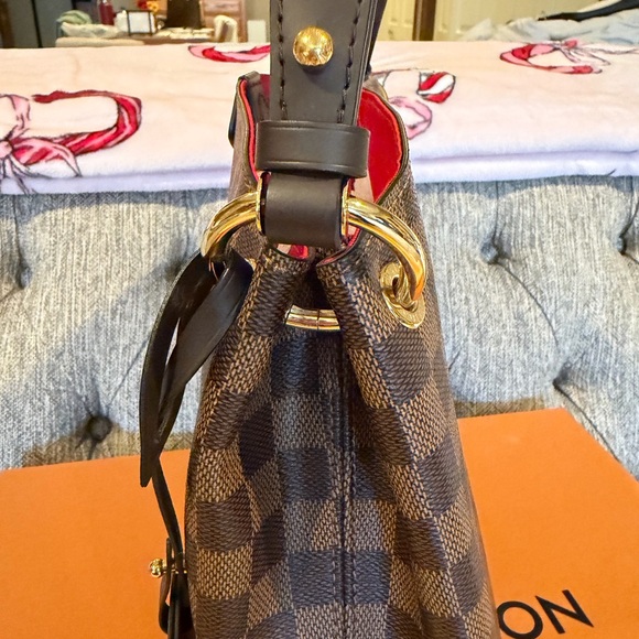 Louis Vuitton Brown Checkered Shoulder Bag - Picture 12 of 16